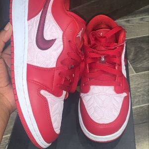 Air jordan 1 low ‘ red quilt ‘